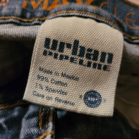 Urban Pipeline Men's Blue Denim Jeans Straight 34 X 30 - Picture 4 of 7